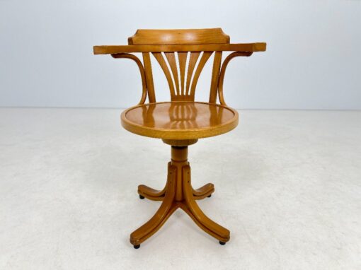 Thonet stiliaus medinis sukamas darbo krėslas 55x61x85 cm, 52 cm