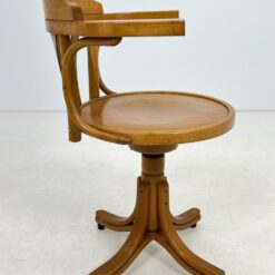 Thonet stiliaus medinis sukamas darbo krėslas 55x61x85 cm, 52 cm
