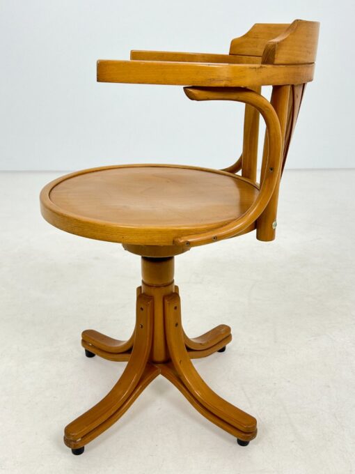 Thonet stiliaus medinis sukamas darbo krėslas 55x61x85 cm, 52 cm