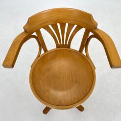 Thonet stiliaus medinis sukamas darbo krėslas 55x61x85 cm, 52 cm