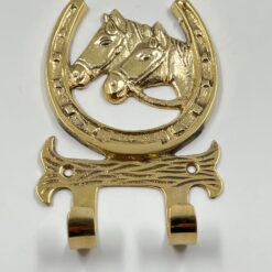 Žalvarinė kabykla “Pasaga su žirgais” 3x9x14 cm