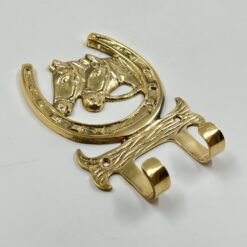 Žalvarinė kabykla “Pasaga su žirgais” 3x9x14 cm