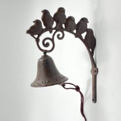 Sieninis varpas iš ketaus “Paukščiai” 19×9,5×41 cm