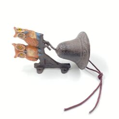 Ketaus sieninis varpas “Pelėdos” 13×9,5×40 cm