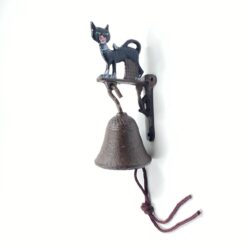 Ketaus sieninis varpas "Katinas" 10x7x36 cm