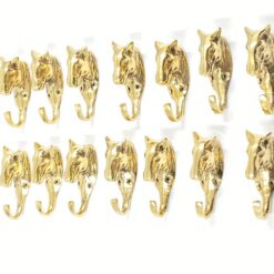 Žalvarinis kabliukas “Žirgas” 4x3x8,5 cm