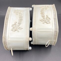 Metalinis vazonas su rankenėlėmis 25x35x19 cm