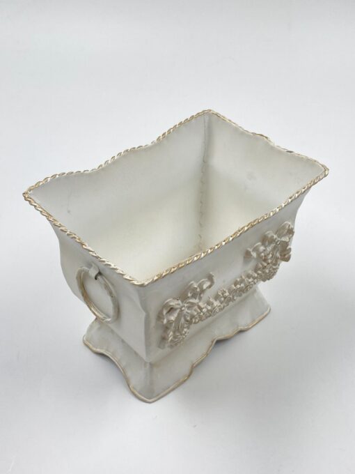 Metalinis vazonas su rankenėlėmis 11,5x17x14 cm