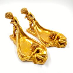 Polirezino statula su angelų skulptūromis 14x37x15 cm