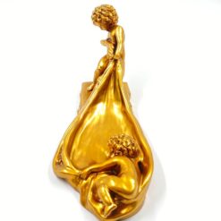 Polirezino statula su angelų skulptūromis 14x37x15 cm