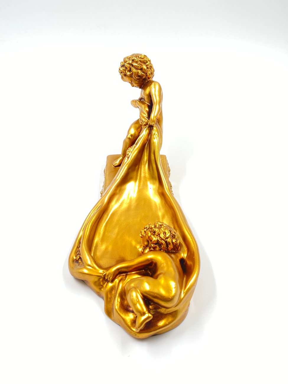 HM0514-kita-3 Polirezino statula su angelų skulptūromis 14x37x15 cm