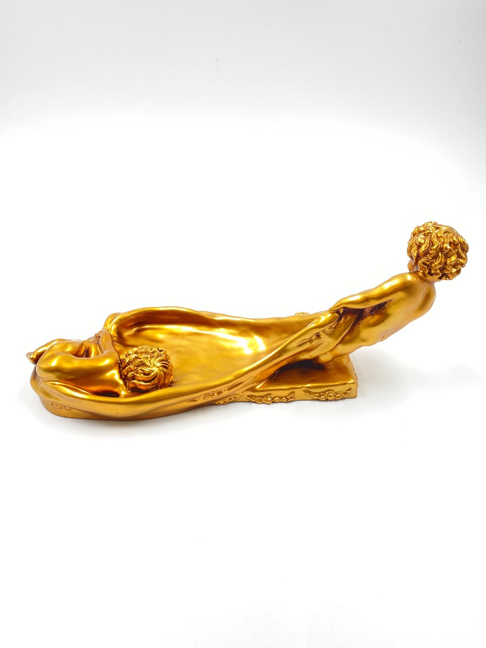 HM0514-kita-5 Polirezino statula su angelų skulptūromis 14x37x15 cm