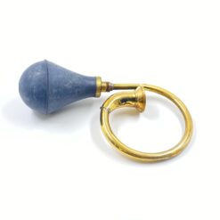 Vintažinis žalvarinis garsinis signalas 18x6x12 cm