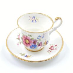Porcelianinis “Royal Heritage” puodelis (150 ml) 7,5×9,5×7 cm su lėkštute 13x13x2 cm