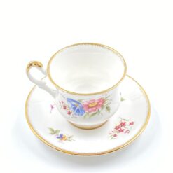 Porcelianinis “Royal Heritage” puodelis (150 ml) 7,5×9,5×7 cm su lėkštute 13x13x2 cm