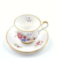 Porcelianinis “Royal Heritage” puodelis (150 ml) 7,5×9,5×7 cm su lėkštute 13x13x2 cm