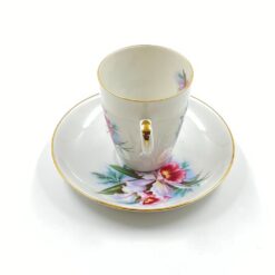 Porcelianinis “Mosa Maastricht” puodelis (200 ml) 7×8,5×8,5 cm su lėkštute 14,5×14,5×2 cm