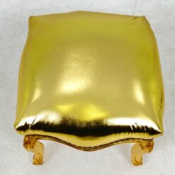Aukso spalvos pufas 43x43x40 cm