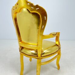 Aukso spalvos krėslas 58x61x109 cm, 50 cm