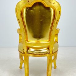 Aukso spalvos krėslas 58x61x109 cm, 50 cm