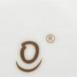 Porcelianinis puodelis (200 ml) 7,5×9,5×8 cm su lėkštute 13x13x2 cm