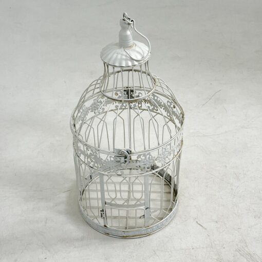 Metalinis dekoratyvinis paukščio narvas 25x25x60 cm