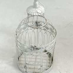 Metalinis dekoratyvinis paukščio narvas 25x25x60 cm