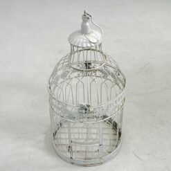 Metalinis dekoratyvinis paukščio narvas 25x25x60 cm