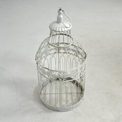Metalinis dekoratyvinis paukščio narvas 25x25x60 cm