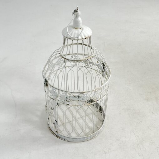 Metalinis dekoratyvinis paukščio narvas 25x25x60 cm