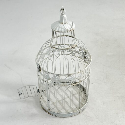 Metalinis dekoratyvinis paukščio narvas 25x25x60 cm