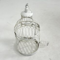 Metalinis dekoratyvinis paukščio narvas 25x25x60 cm