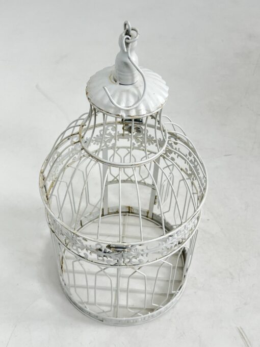 Metalinis dekoratyvinis paukščio narvas 25x25x60 cm