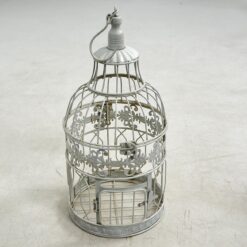 Metalinis dekoratyvinis paukščio narvas 19x19x49 cm