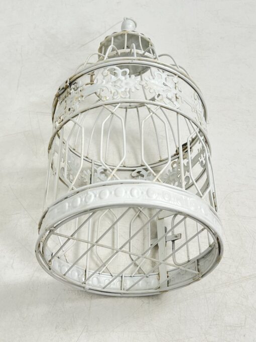 Metalinis dekoratyvinis paukščio narvas 19x19x49 cm