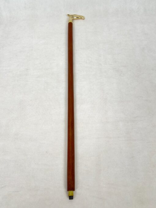 Raudonmedžio vaikščiojimo lazda su žalvarine rankena – erelio galva 10x3x93,5 cm