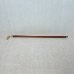 Raudonmedžio vaikščiojimo lazda su žalvarine rankena – erelio galva 10x3x93,5 cm