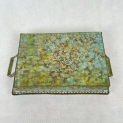 Metalinis padėklas su rankenomis 25,5×41,5×8,5 cm