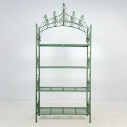 Provanso stiliaus metalinė sodo lentyna 37x106x224 cm
