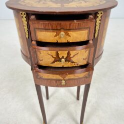 Liudviko XV laikotarpio stiliaus medinių spintelių su žalvario detalėmis 2 vnt. komplektas 30x40x70 cm