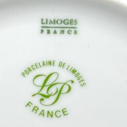 Porcelianinė “Limoges” lėkštė su žuvies atvaizdu 21,5×21,5×2 cm