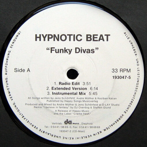 Hypnotic Beat – 1997 – Funky Divas [Maxi]