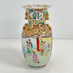 Keramikinė, rankomis tapyta rytietiška vaza 24x24x46,5 cm