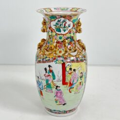 Keramikinė, rankomis tapyta rytietiška vaza 24x24x46,5 cm