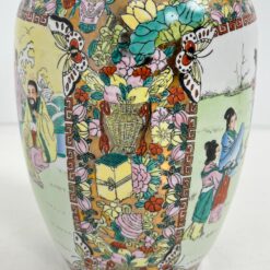 Keramikinė, rankomis tapyta rytietiška vaza 24x24x46,5 cm