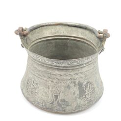 Metalinis graviruotas Vidurinių Rytų kibirėlis 23x24x18 cm, 32 cm