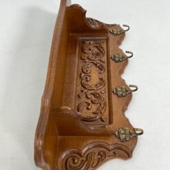Ąžuolinė sieninė kabykla 19x77x26 cm