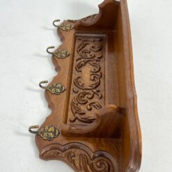 Ąžuolinė sieninė kabykla 19x77x26 cm