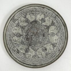 Metalinis graviruotas Vidurinių Rytų padėklas 60x60x3 cm