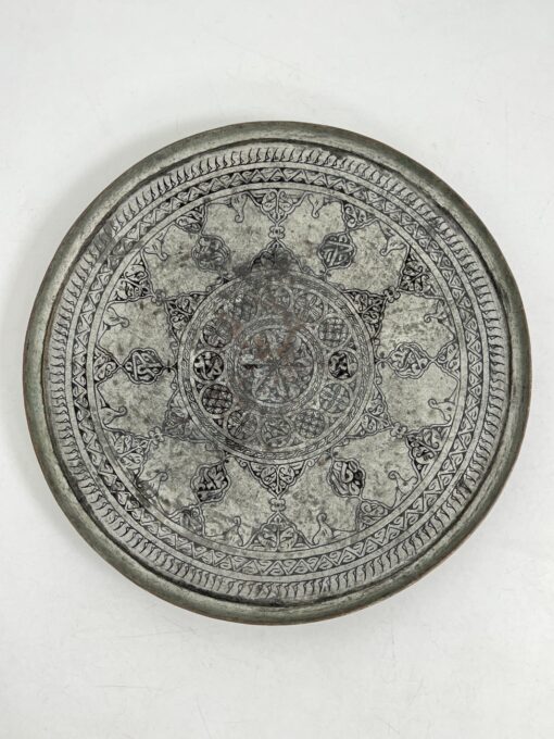 Metalinis graviruotas Vidurinių Rytų padėklas 60x60x3 cm